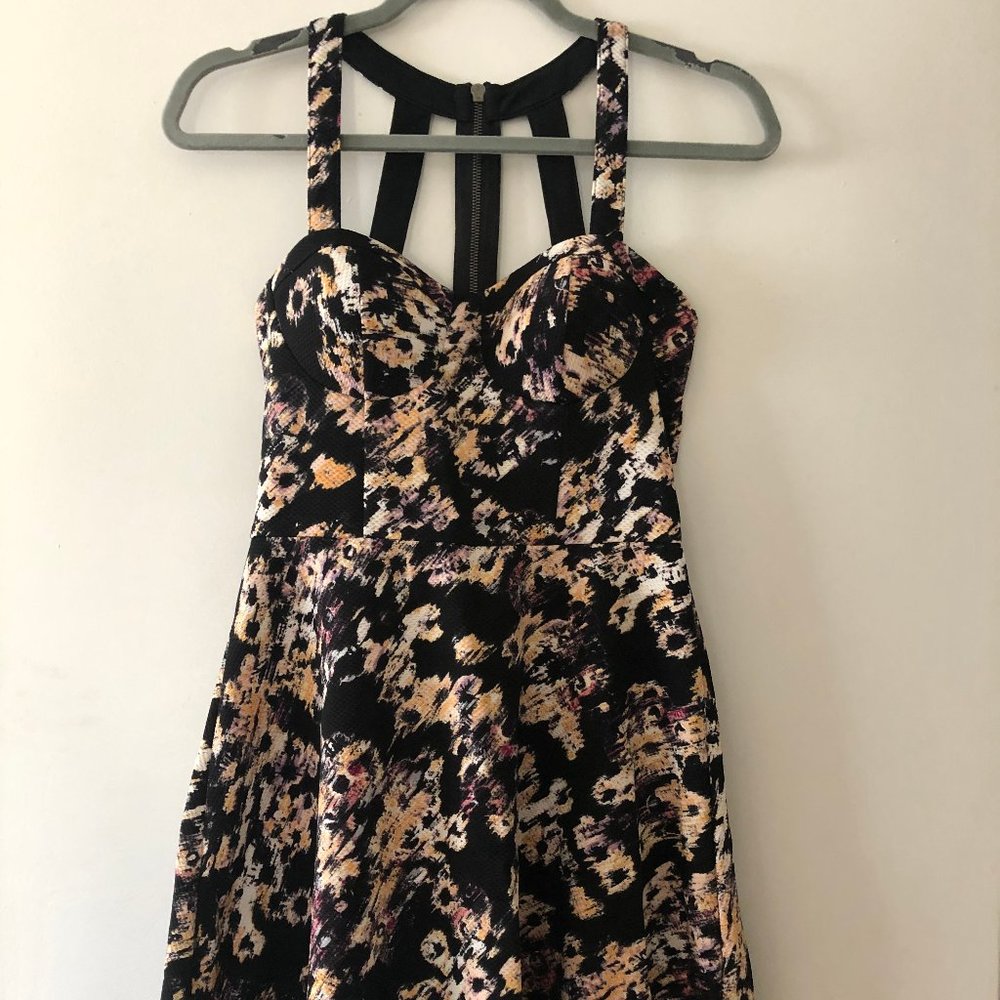 Floral cocktail dress
